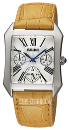 Seiko Srebrny/Skóra Ø30 mm SKY737P2