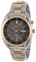 Seiko Kinetic Srebrny/Stal w kolorze różowego złota Ø40 mm SMY132