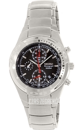 Seiko Czarny/Stal Ø42 mm SNA165