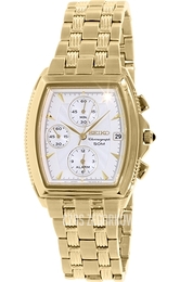 Seiko Chronograph Szampański/Stal w odcieniu złota SNA654