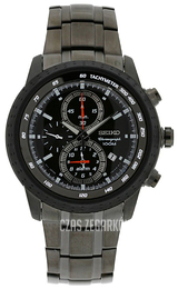 Seiko Czarny/Stal Ø45 mm SNAB53