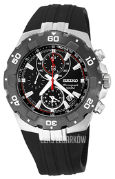 Seiko Chronograph Czarny/Guma Ø45 mm SNAD61