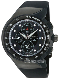Seiko Chronograph Czarny/Guma Ø43 mm SNAD63