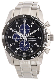 Seiko Sportura Czarny/Stal Ø42 mm SNAE63