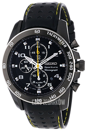 Seiko Czarny/Skóra Ø44 mm SNAE67