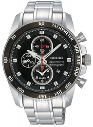 Seiko Sportura Czarny/Stal Ø42 mm SNAE69P1