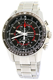 Seiko Czarny/Stal Ø44 mm SNAE99P1