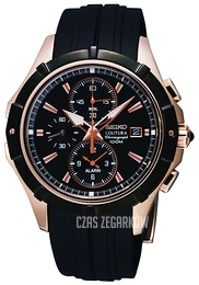 Seiko Coutura Czarny/Guma Ø42 mm SNAF14P1