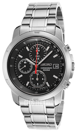Seiko Chronograph Czarny/Stal Ø40 mm SNDB03P1