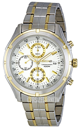 Seiko Biały/Pozlacana Ø42 mm SNDC38