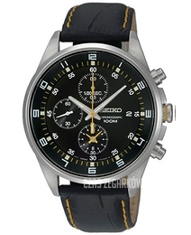 Seiko Czarny/Tkanina Ø43 mm SNDC89P2