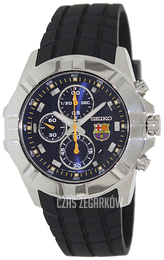 Seiko Chronograph Niebieski/Guma Ø44 mm SNDD81