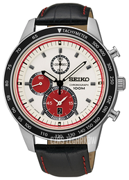 Seiko Biały/Skóra Ø43 mm SNDD91P1