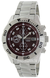 Seiko Czarny/Stal Ø45 mm SNDE15