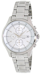 Seiko Chronograph Srebrny/Stal Ø42 mm SNDE17