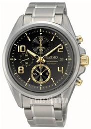 Seiko Chronograph Czarny/Tytan Ø42 mm SNDE63