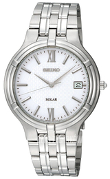 Seiko Dress Biały/Stal Ø37 mm SNE025