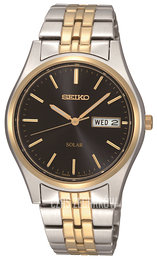 Seiko Czarny/Stal Ø37.5 mm SNE034P1