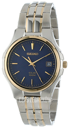 Seiko Dress Niebieski/Stal w odcieniu złota Ø39 mm SNE124