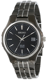 Seiko Dress Czarny/Stal Ø39 mm SNE125