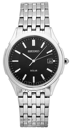 Seiko Dress Czarny/Stal Ø36 mm SNE127