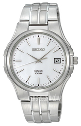 Seiko Biały/Stal Ø40 mm SNE131P1