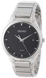 Seiko Dress Czarny/Stal Ø39 mm SNE241