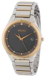 Seiko Dress Szary/Stal w odcieniu złota Ø40 mm SNE242