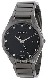 Seiko Dress Czarny/Stal Ø39 mm SNE243