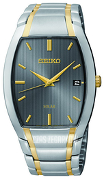 Seiko Szary/Stal w odcieniu złota Ø35 mm SNE334