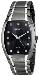 Seiko Dress Czarny/Stal SNE335