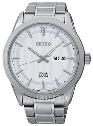 Seiko Dress Biały/Stal Ø43 mm SNE359