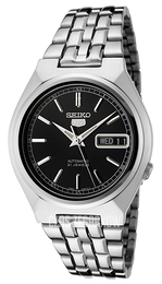 Seiko Czarny/Stal Ø36 mm SNK307K