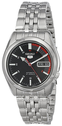 Seiko Dress Czarny/Stal Ø37 mm SNK375K1