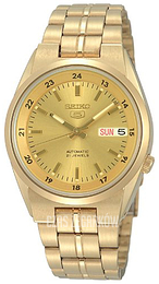 Seiko 5 Żółte złoto/Stal w odcieniu złota Ø35 mm SNK574JC