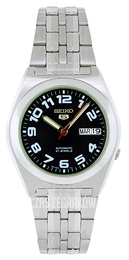 Seiko Czarny/Stal Ø38 mm SNK655K1
