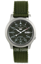 Seiko 5 Zielony/Tkanina Ø36 mm SNK805K2