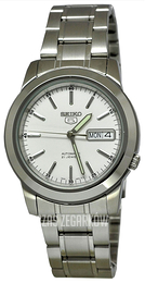 Seiko 5 Biały/Stal Ø38 mm SNKE49K1