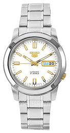 Seiko Biały/Stal Ø40 mm SNKK07