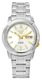 Seiko Biały/Stal Ø38 mm SNKK09K1S