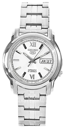 Seiko 5 Biały/Stal Ø38 mm SNKK77K1