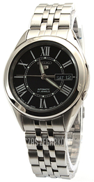 Seiko Czarny/Stal Ø39 mm SNKL35