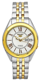 Seiko Biały/Stal Ø38 mm SNKL36