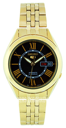 Seiko Czarny/Pozlacana Ø37 mm SNKL40