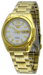 Seiko 5 Czarny/Stal w odcieniu złota Ø38 mm SNKL58