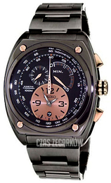 Seiko Chronograph Czarny/Stal Ø42 mm SNL071