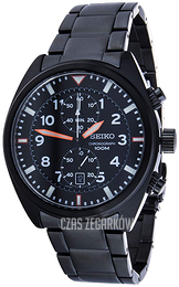 Seiko Dress Czarny/Stal Ø41 mm SNN237P1