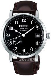 Seiko Presage Czarny/Skóra Ø39.5 mm SNR039J1