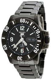 Seiko 5 Czarny/Stal Ø47 mm SNZG85K