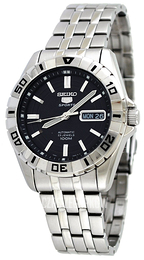 Seiko Czarny/Stal Ø43 mm SNZH75